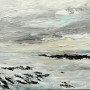 Winter, zeezicht | 60x150, acryl, linnen