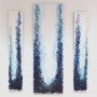 Licht in La Mouilliere |1994 | drieluik, 38.5x115, 2x 18x103, acryl, linnen, paneel