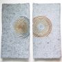Love | tweeluik | 2019 | 2 / 100 x 50 cm | materiedruk |  recycled papier
