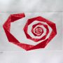 ontplooid rood | 30x50 cm | materiedruk met carborundum | papier.